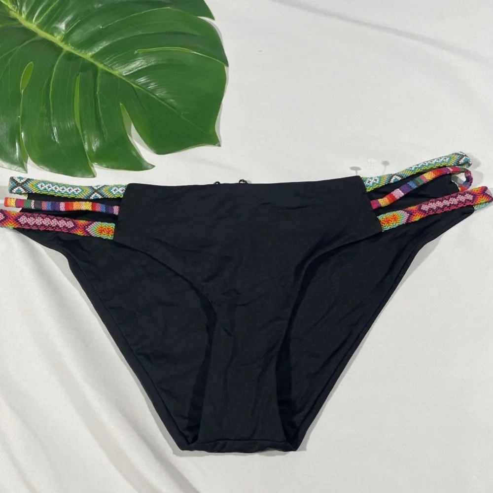 NEW Isabella Rose [ Large ] Besties Friendship Strap Maui Bikini Bottom‎